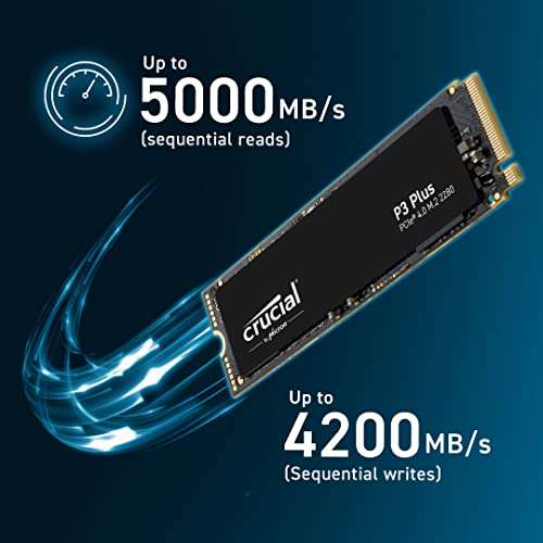 Dysk SSD Crucial P3 Plus 4TB PCIe 4.0 NVMe M.2