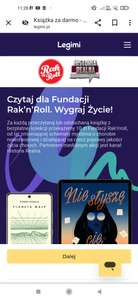 Legimi wspiera fundację Rak'n'Roll. Darmowy Ebook, Audiobook