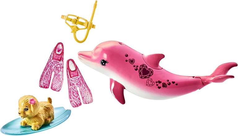 Lalka Barbie nurkowanie z delfinem (zestaw Fbd63)