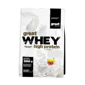 Great Whey High Protein 3kg - różne smaki
