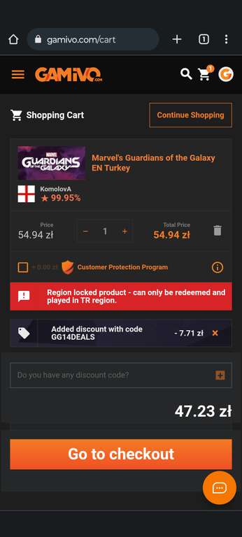 Marvel Guardians of the Galaxy Xbox One Series S X VPN Turcja