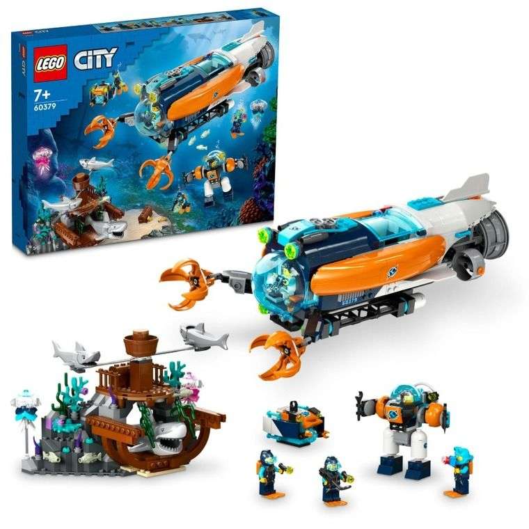LEGO City, Łódź podwodna badacza dna morskiego 60379 za 318 zł