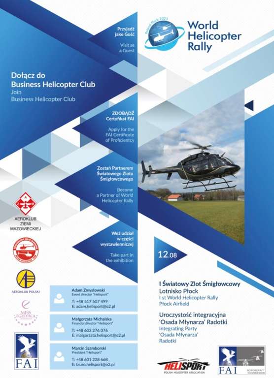 Międzynarodowy Zlot Śmigłowców/Helikopterów w Płocku