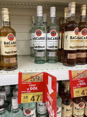 Rum Bacardi 0.7 różne rodzaje - Auchan