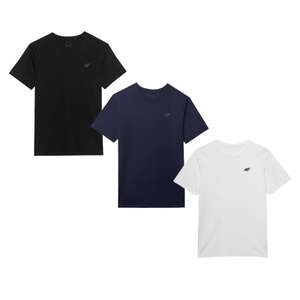 3x T-shirt męski okrągły dekolt 4F rozmiar L 100% Bawełna 3 Kolory | Oficjalny Sklep Allegro - Smart