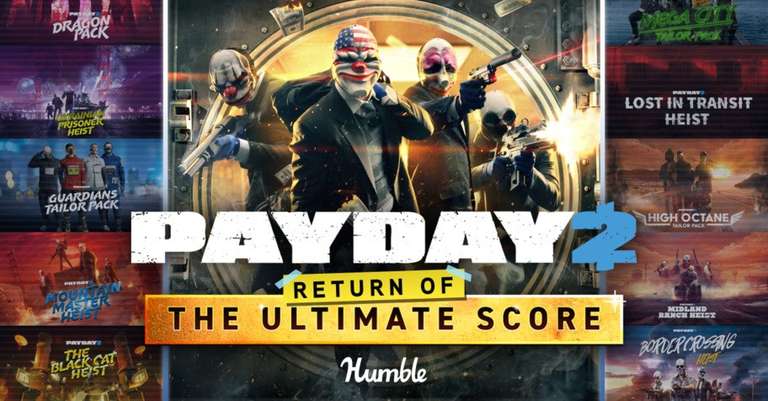 Humble Bundle: PAYDAY 2: Return to ultimate bundle @STEAM (Gra + 63 dodatki)