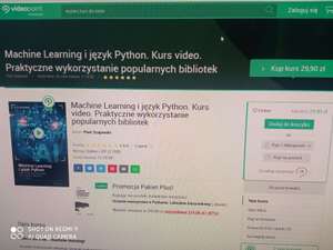 Kurs Machine Learning i język python + ebook
