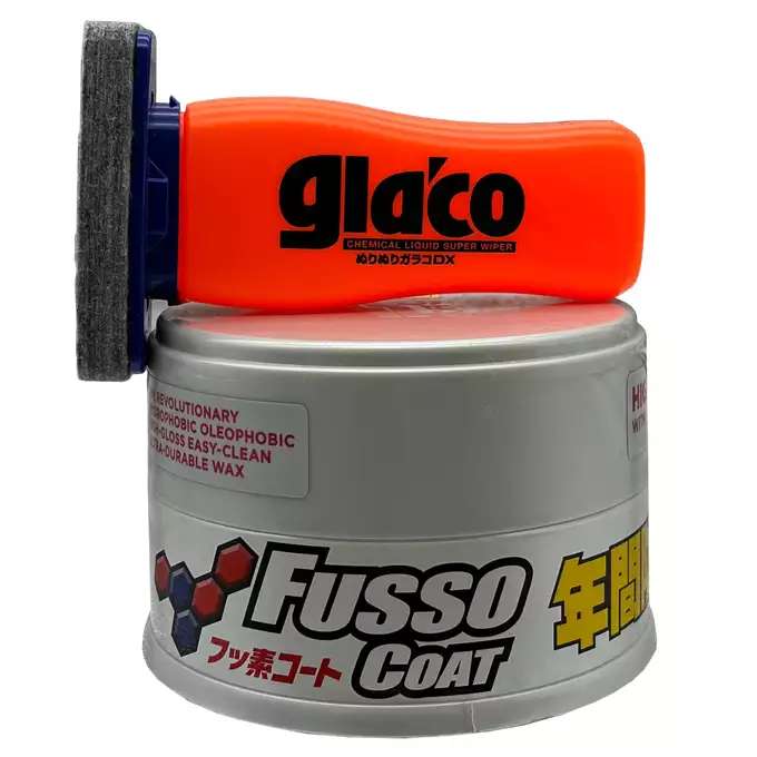 Wosk Soft99 Fusso Dark + Glaco DX
