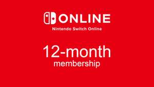 Nintendo Membership 12 Month (Individual) - Europe @ Switch