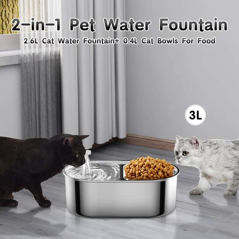 Fontanna dla psa i kota, 2.6 litra