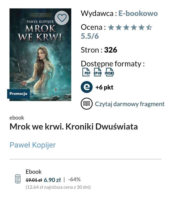 Trylogia Mitrys Kroniki dwuświata. Paweł Kopijer. Każdy tom za 6.90 zł. E-book.
