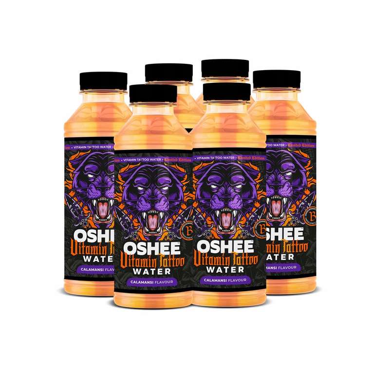 24× Napój OSHEE Vitamin Isotonic Water Orange Calamansi 555 ml (krótka data)