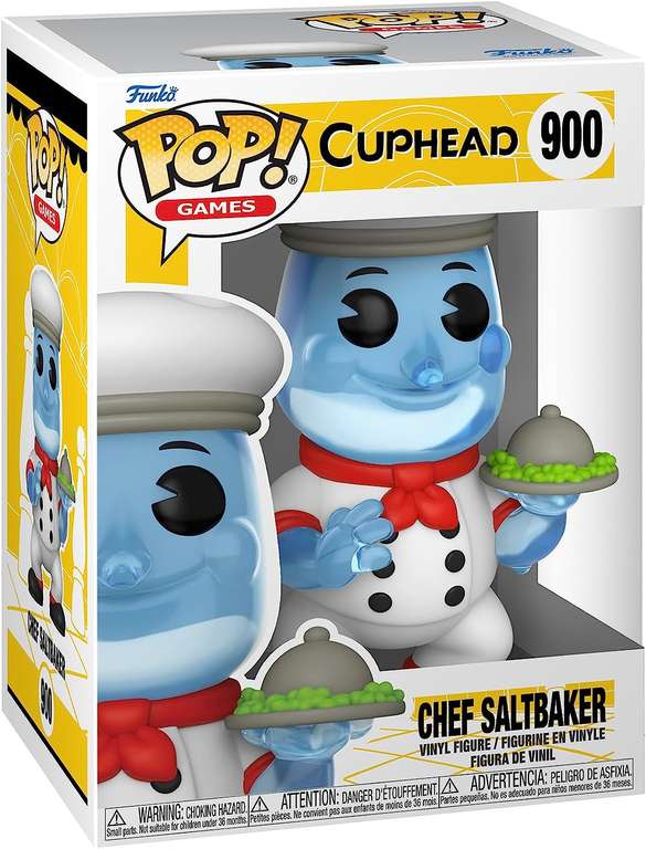 FUNKO POP! GAMES: Cuphead S3 - Chef Saltbaker, FUNKO POP! GAMES: Cuphead S3 - Aeroplane Chalice