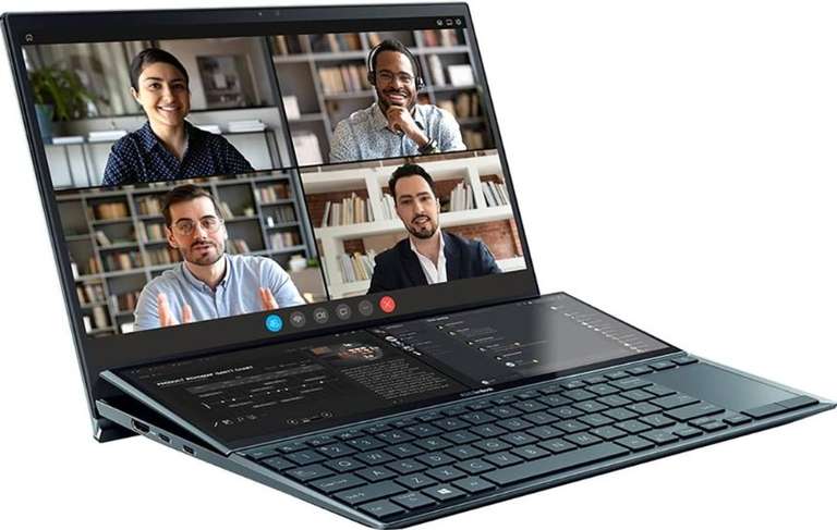 Laptop ASUS ZenBook Duo UX482EAR | i5 1155G7, 512/16GB, W11, rysik w zestawie, TH4, 14", 70Wh - stan jak nowy Amazon Warehouse