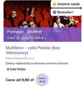 Multikino bilet (cała Polska bez stolicy)