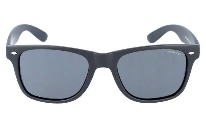 Okulary przeciwsłoneczne męskie polaryzacyjne PolarZone 700-1M UV400 + etui + szmatka czarny mat