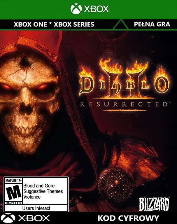 Diablo II: Resurrected AR XBOX One / Xbox Series X|S CD Key - wymagany VPN