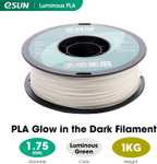 Filament eSUN PLA świecący w ciemności do drukarek 3D [1kg] tylko z Prime