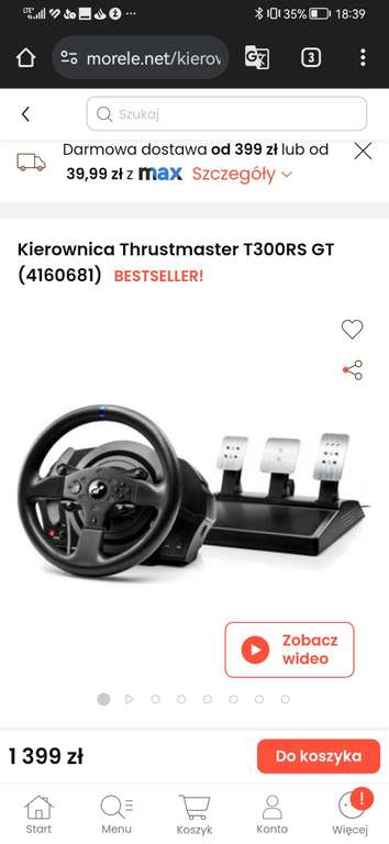 Kierownica Thrustmaster T300RS GT
