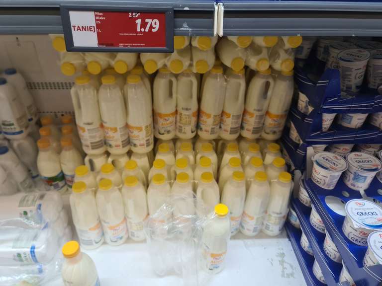 Mleko Pilos 1 litr, 2% w Lidl, możliwe 1,07 zł ze zdrapka, kuponem [aktualizacja]