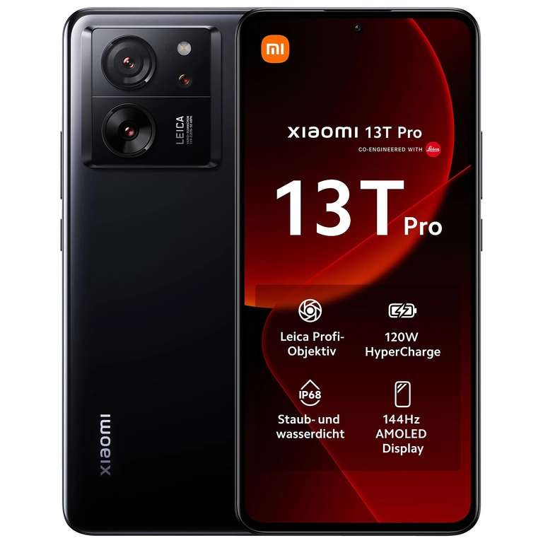Smartfon Xiaomi 13T PRO 12/512 - niemiecki Media Markt - 539€