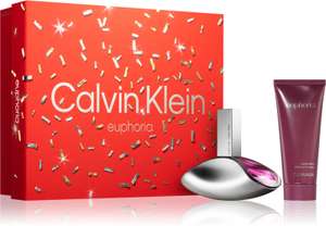 Calvin Klein Euphoria EDP woda perfumowana 100 ml + mleczko do ciała 100 ml zestaw upominkowy dla kobiet | Notino