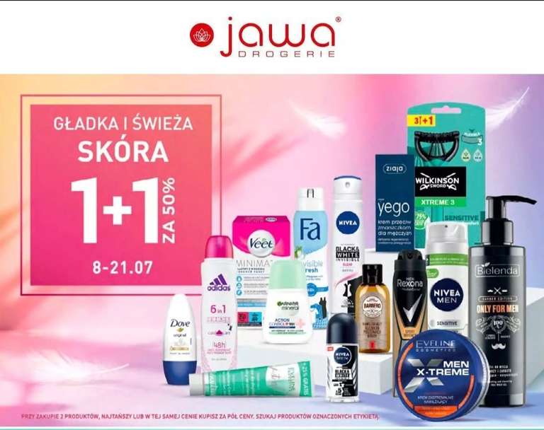 Kup 2 a drugi za 50% - Kosmetyki drogeria Jawa
