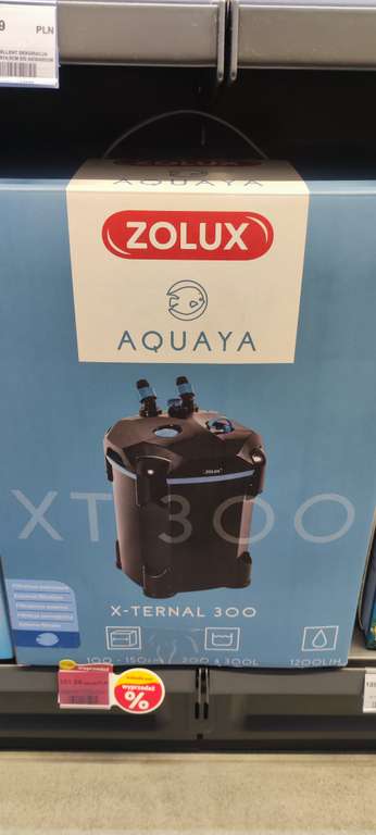 Zolux Aquaya Xternal 300 Filtr zewnętrzny do akwarium kubełkowy w sklepach stacjonarnych Kakadu
