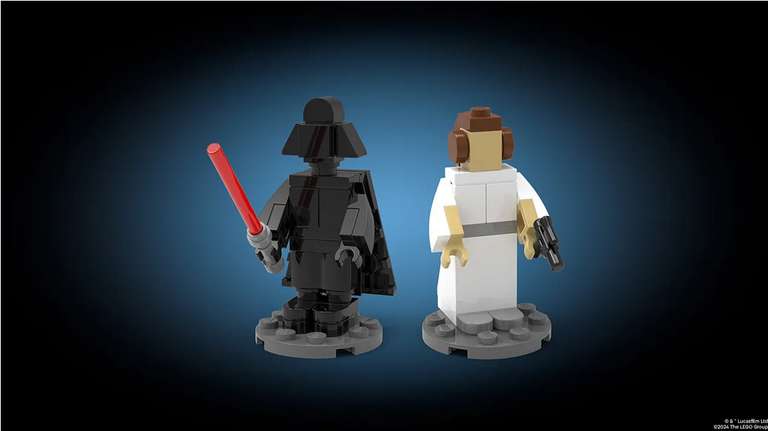 Zbuduj modele LEGO Star Wars - Darth Vader i Princess Leia, a potem zabierz je do domu - za darmo!