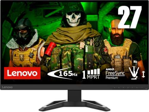 Monitor Lenovo G27-37 ( 27'', Full HD, VA,165 Hz, 1 ms, FreeSync) - 133,66€