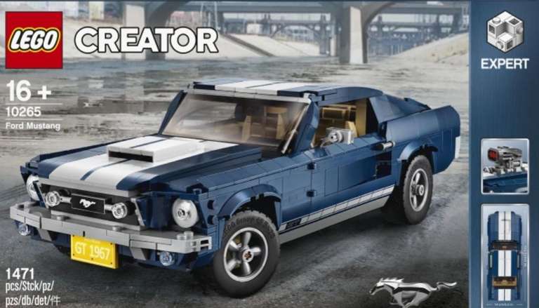 Lego Creator Expert Ford Mustang 1471 części 10265