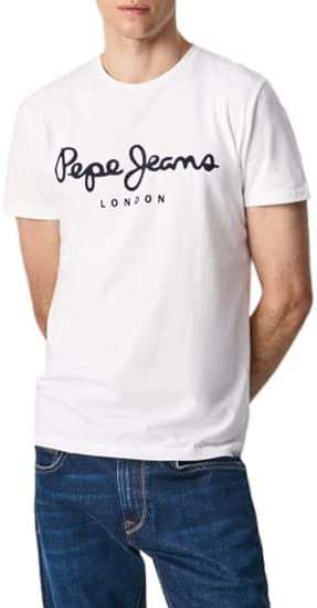Męski bawełniany t-shirt Pepe Jeans - r. XS-XXL - biały (granatowy i szary pod innym linkiem) @Amazon
