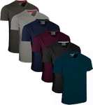 FULL TIME SPORTS Tech 4 6-pak jednokolorowych T-shirtow. Kilka wersji kolorystycznych, 30.14 zł sztuka