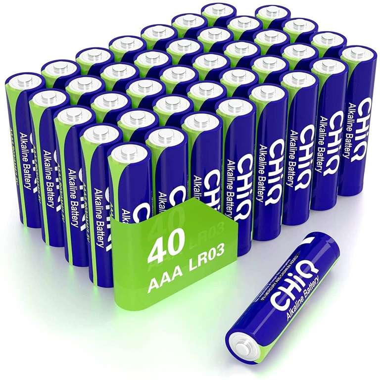 Mocna Bateria alkaliczna CHiQ AAA 40ALR03 LR3 40 sztuk