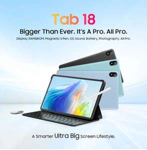 12-calowy tablet Blackview Tab 18 12 GB + 256 GB 16 MP 2,4 K FHD + Wyświetlacz 8800 mAh Bateria Widevine L1 MTK Helio G99 33 W - 260$