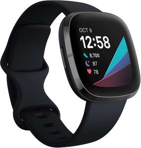 Smartwatch Fitbit Sense w kolorze czarnym