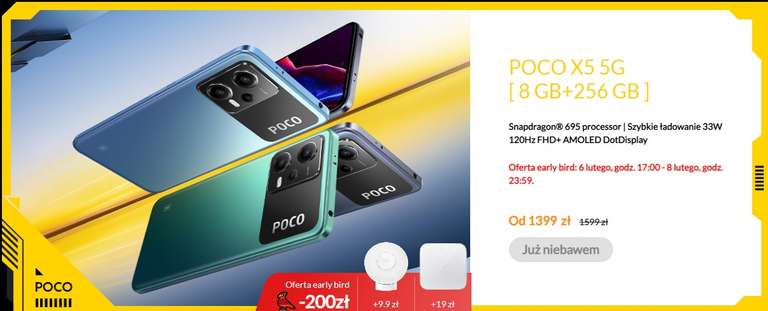 Smartfon POCO x5 oraz POCO x5 PRO w premierowej promocji 