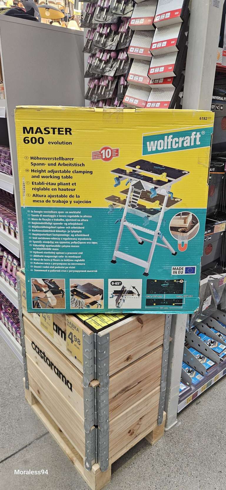 Wolfcraft Master 600 stolik warsztatowy