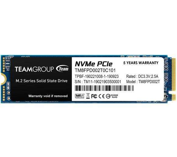 Dysk Team Group MP33 Pro 2TB PCIe 3.0 x4 NVMe