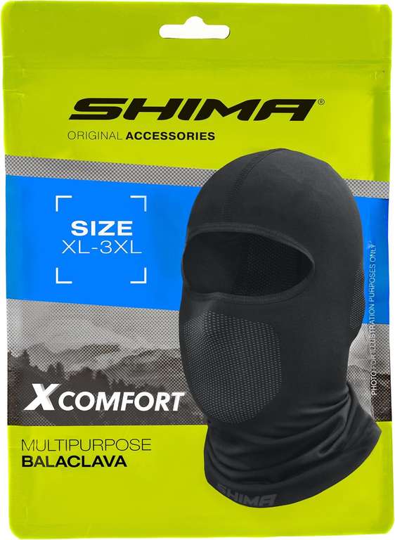 Shima Prime Shima X-Comfort - kominiarka motocyklowa, szybkoschnąca, dopasowana ...