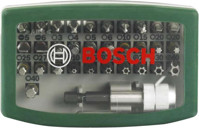 Bosch Zestaw bitów bity 32 elementy, z uchwytem 2607017063