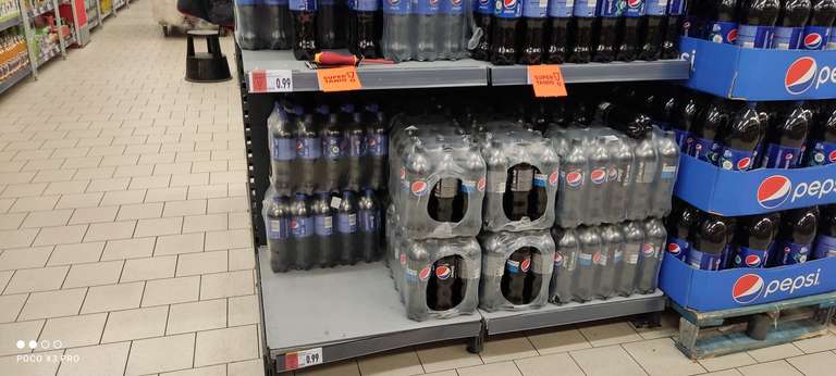 Pepsi 1l zwykła i max/Miranda/7up