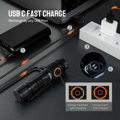 Latarka Wurkkos FC13 3500lm Flashlight, Reverse Charging, RGB AUX Button Light / Anduril 2.0 / IP68 za $23.99