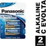 Baterie Panasonic Evolta C, opakowanie 2 szt. LR14 1,5V - Amazon.pl