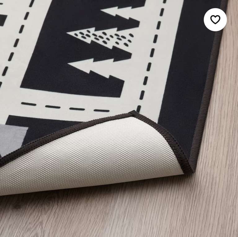 IKEA Dywan ciemnoszary MARKKRYPARE [74x100cm]