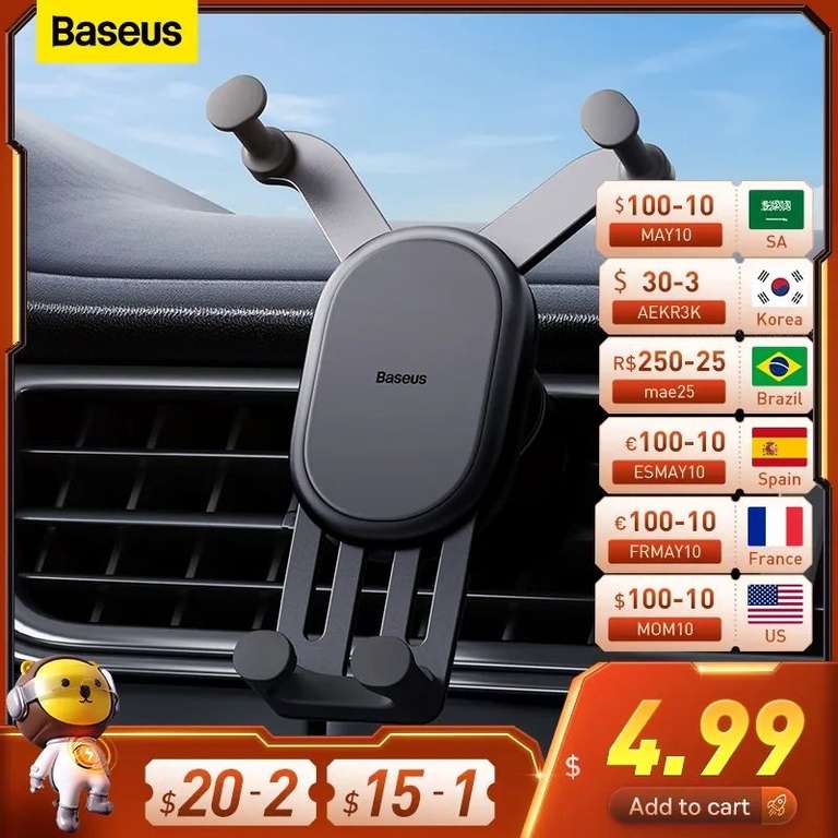 Uchwyt na telefon Baseus - $3.65