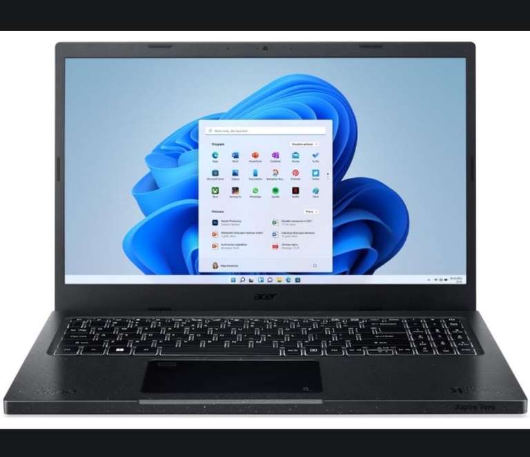Laptop Acer Aspire Vero i5-1235U/8GB/512/Win11 Evo Czarny