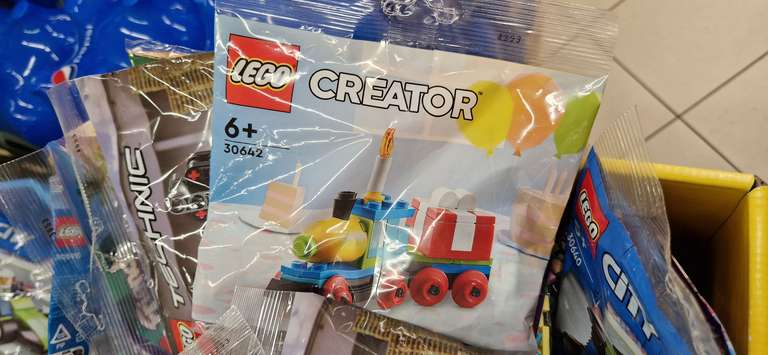 LEGO saszetki - różne rodzaje