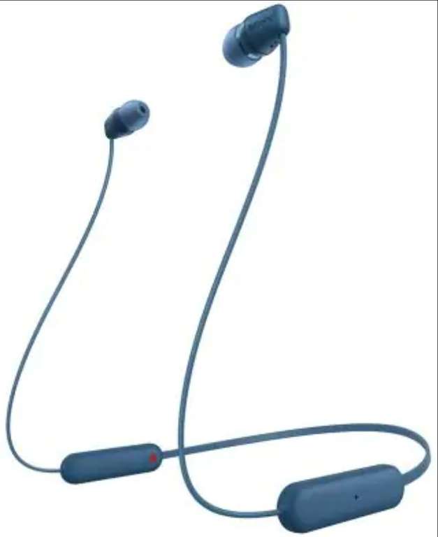 Słuchawki bezprzewodowe SONY WI-C100 Niebieske