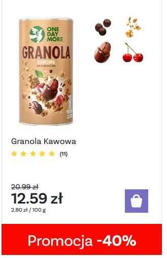 Granola i Owsianki One Day More Rabaty od 35% do 50%.